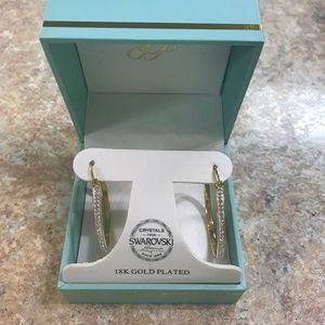 Swarovski Crystal Hoop Earrings Jenni Park